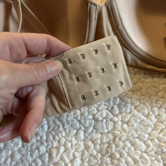 Aerie 34G Bra Full Coverage Real Sunnie Nude T Shirt Underwire Lined Beige - Picture 5 of 8